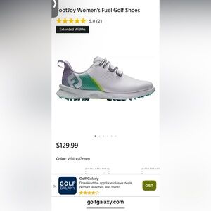 FootJoy Women's Athletic Shoes - White and Green